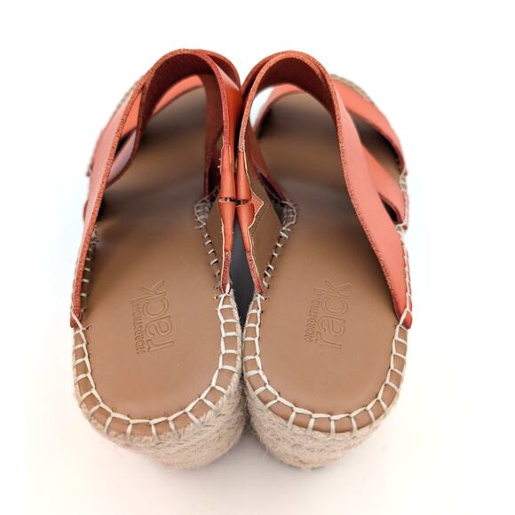 Nordstrom Rack Cressida Platform Wedge Espadrille Sandal Red Size US8.5M - Picture 9 of 11